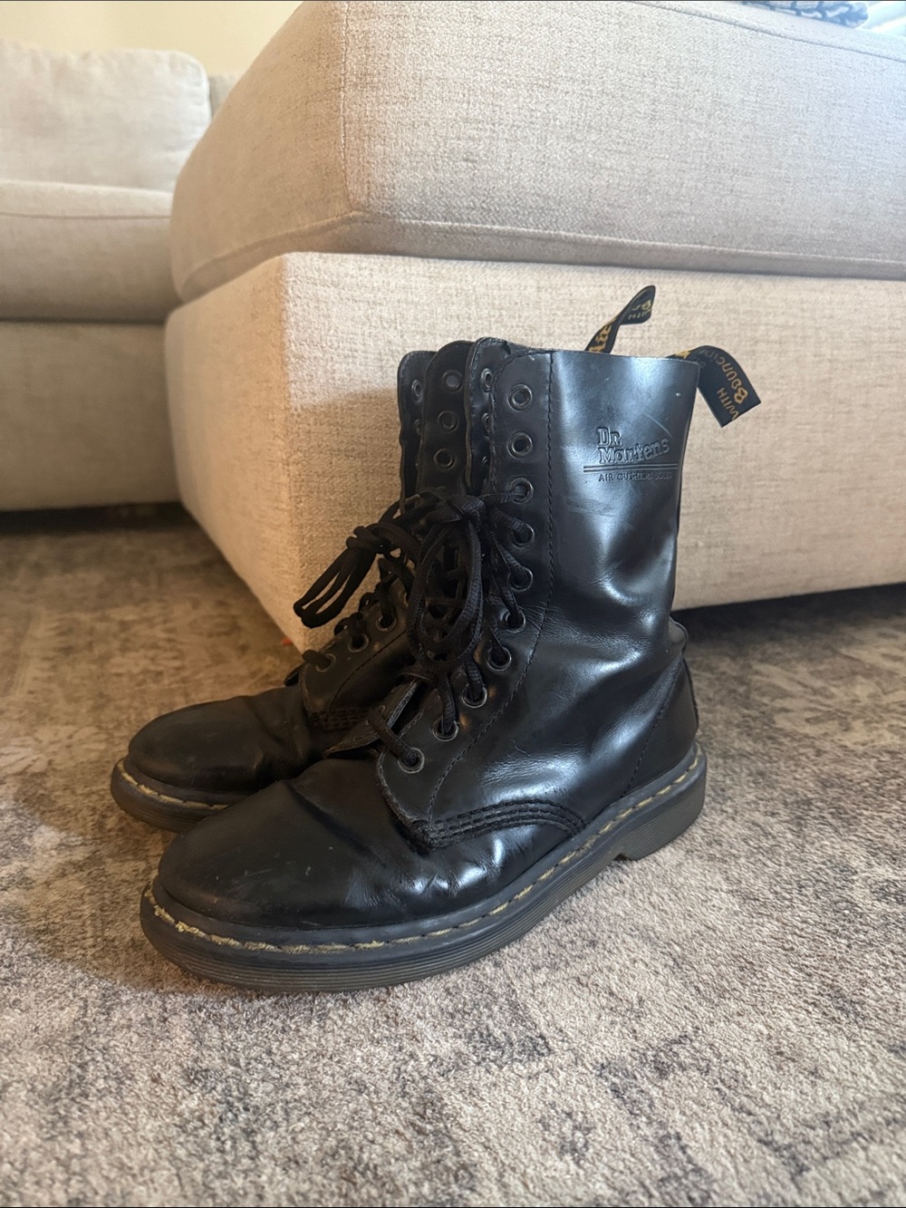 Dr. Martens Black 1490 Smooth Boots